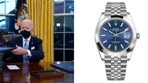 joe biden's rolex|President Joe Biden Wore a Rolex Datejust Watch to His .